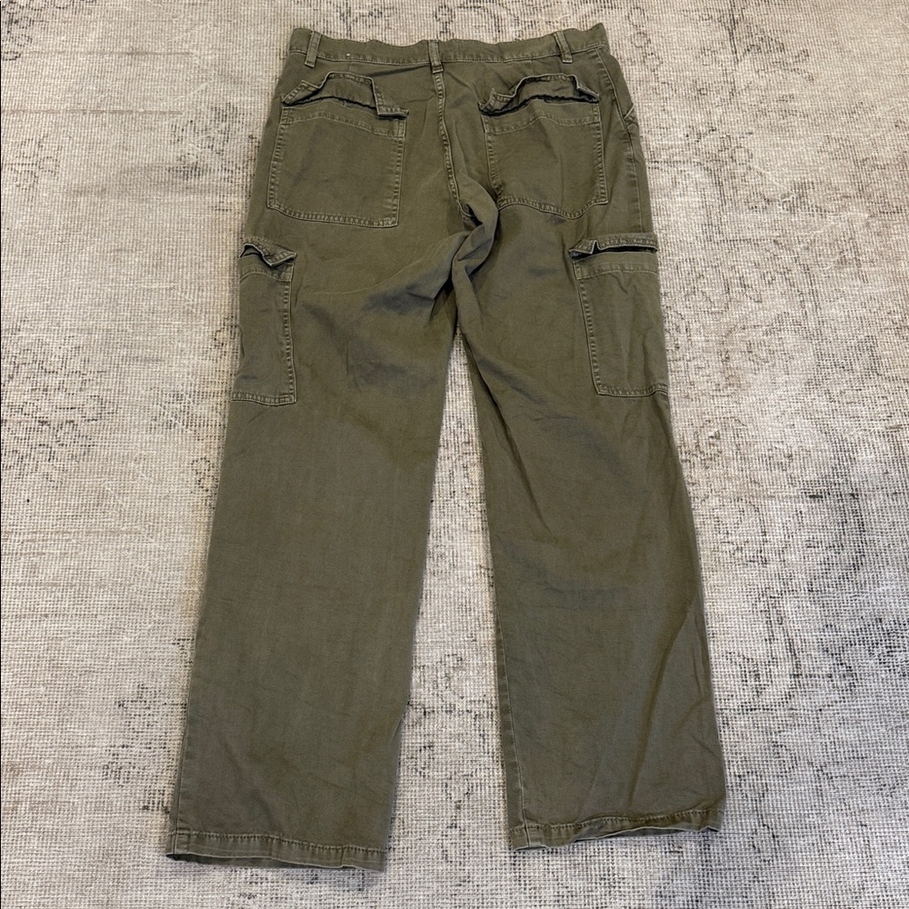 Mango Cargo Pants in Olive Green - Picture 4 of 4